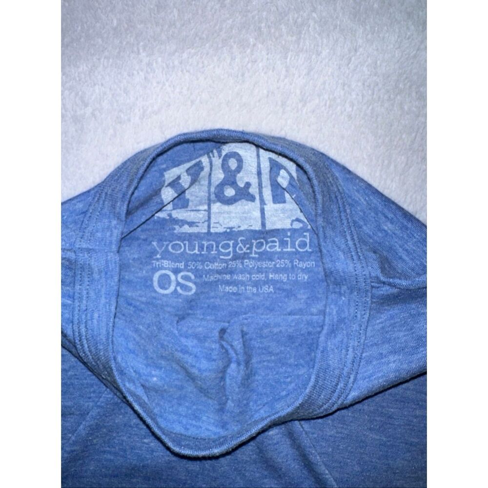 Blue cropped top size S - Picture 2 of 3
